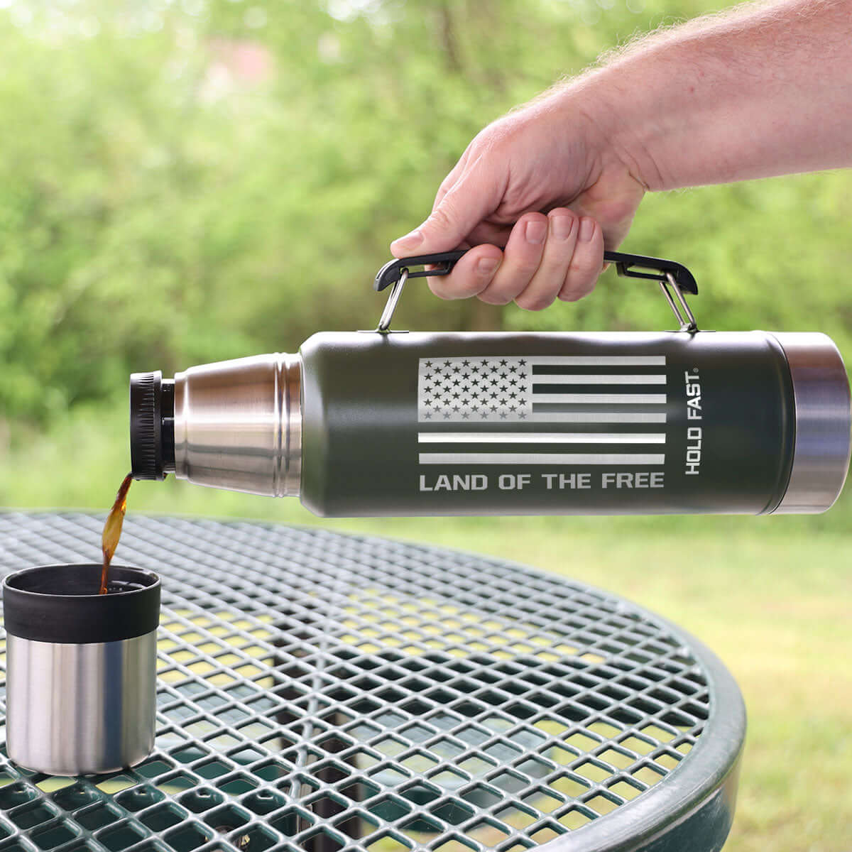 Green Flag 42 oz Magnum Steel Drink Tank - Image 3