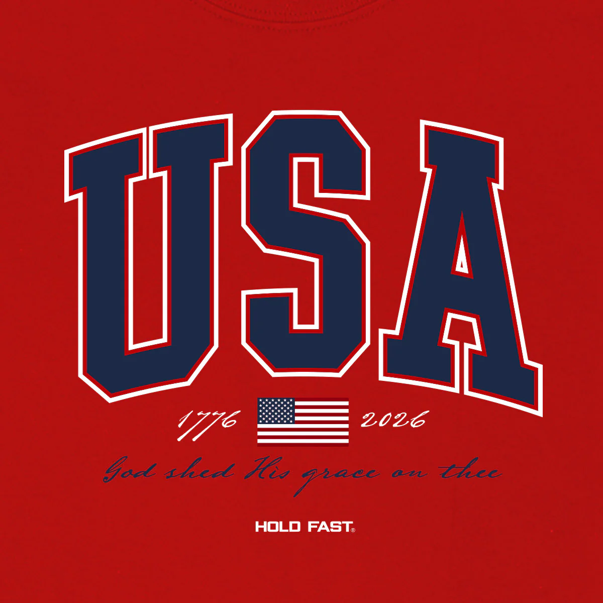 USA Strong Red Kidz T-Shirt - Image 3