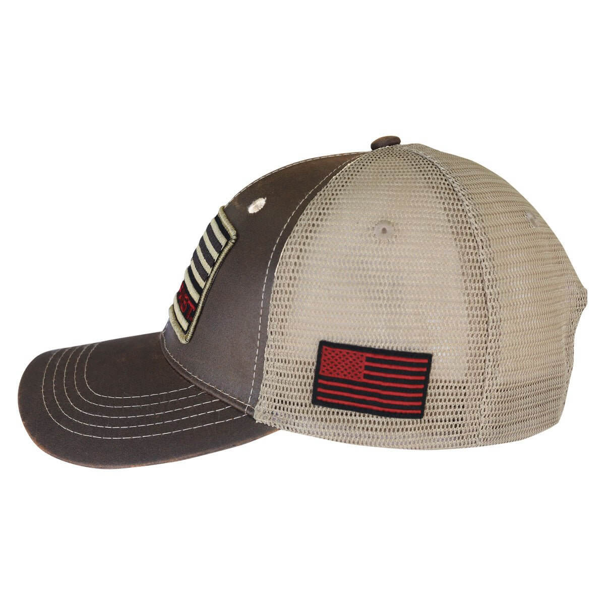 Trucker Flag Mens Cap - Image 4