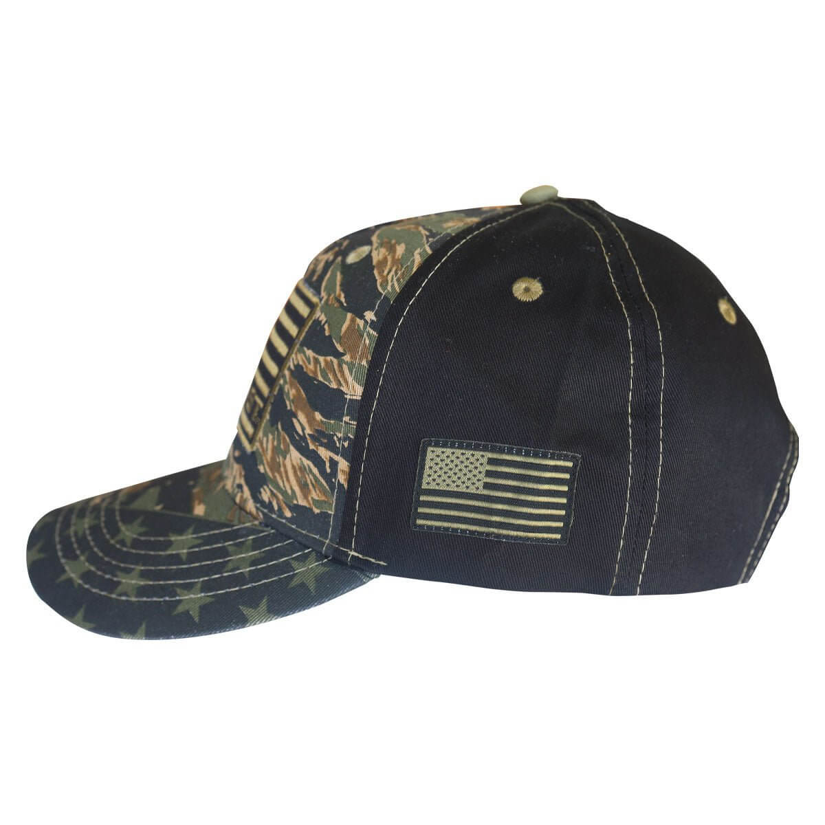 Tiger Stripe Flag Mens Cap - Image 4