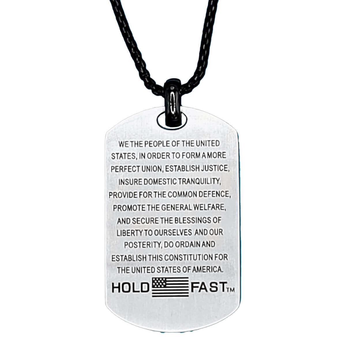 We The People Flag Mens Necklace - Image 4