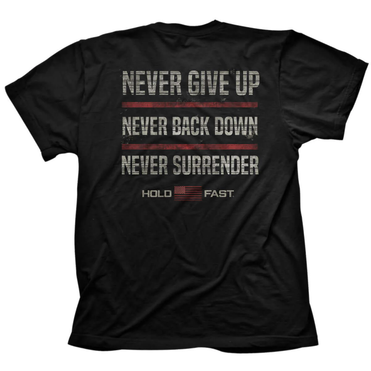 Never Back Down Mens T-Shirt - Image 3