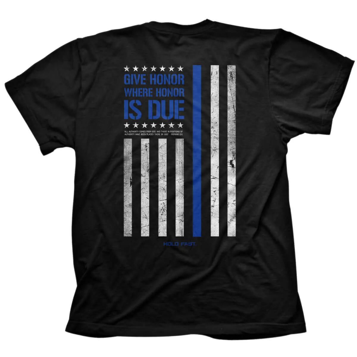Back The Blue Mens T-Shirt - Image 3
