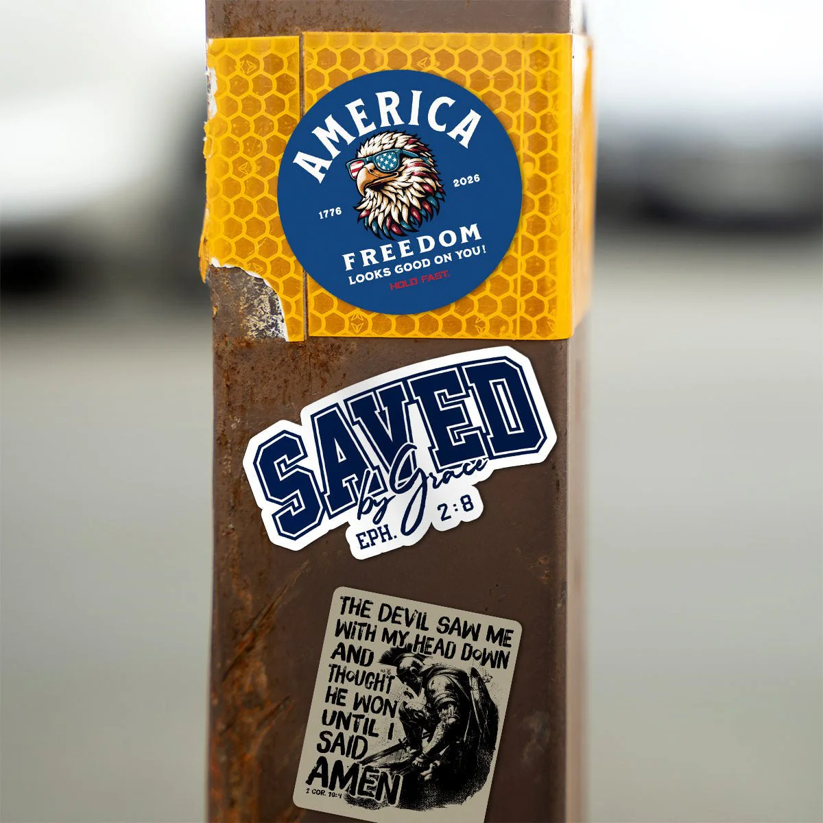 America Eagle Sticker - Image 3